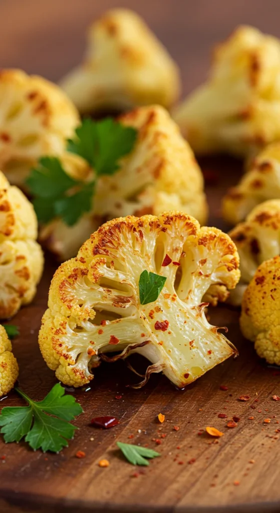 Quick Roasted Cauliflower Bites