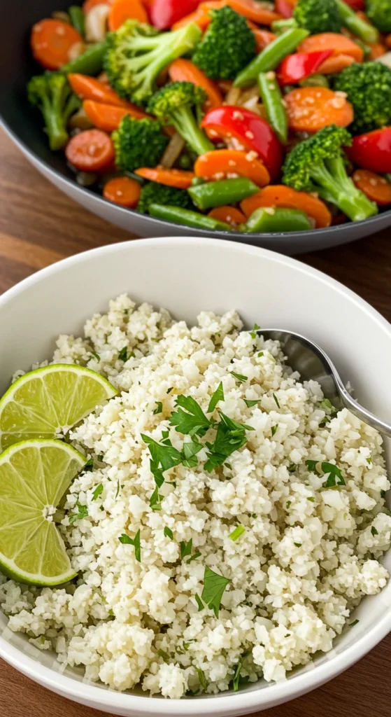 Cauliflower Rice in 10 Minutes
