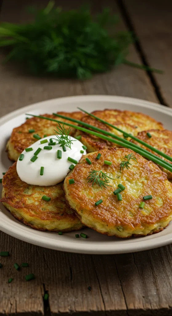 Crispy Potato Pancakes for a Fun Twist