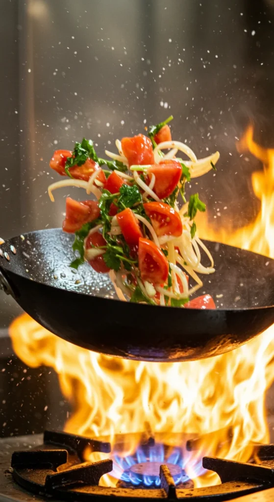 Make a Simple Tomato Stir-Fry