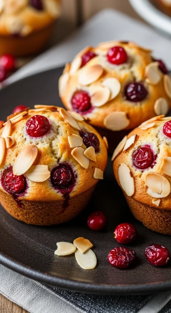 Almond Cranberry Muffins