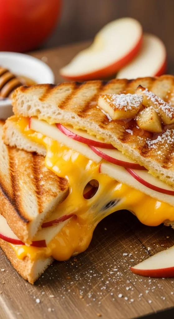 Apple Cheddar Grilled Sandwich