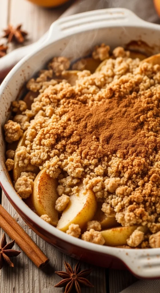 Apple Cinnamon Crumb Crisp