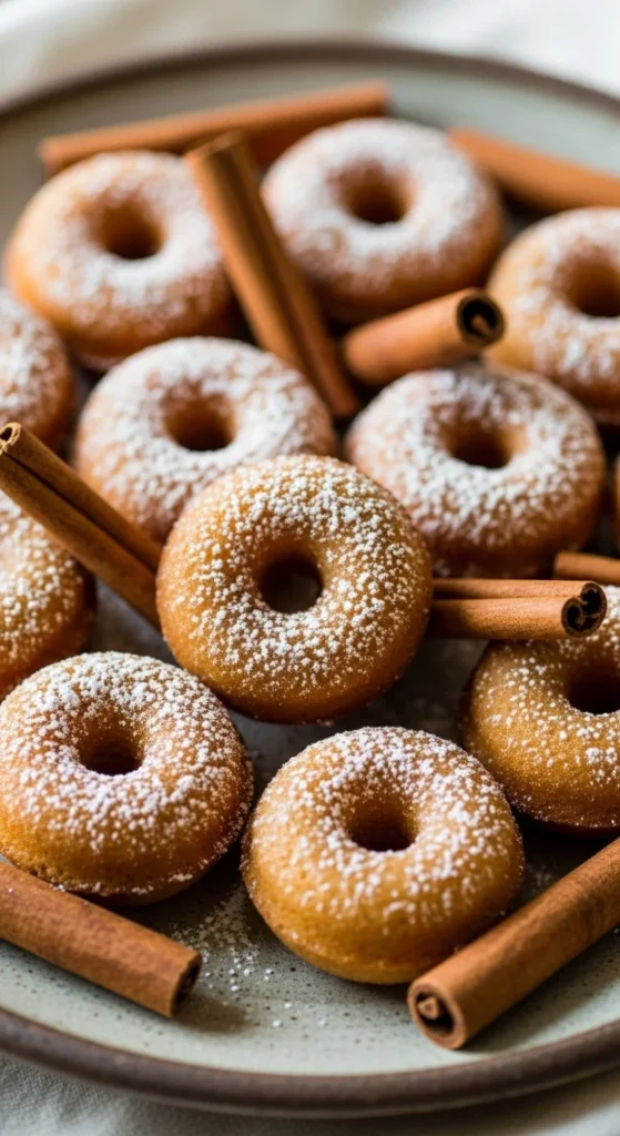 Apple Cinnamon Mini Donuts