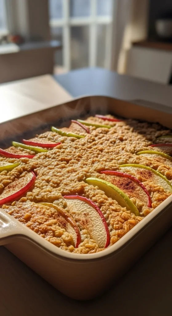 Apple Cinnamon Oat Bake