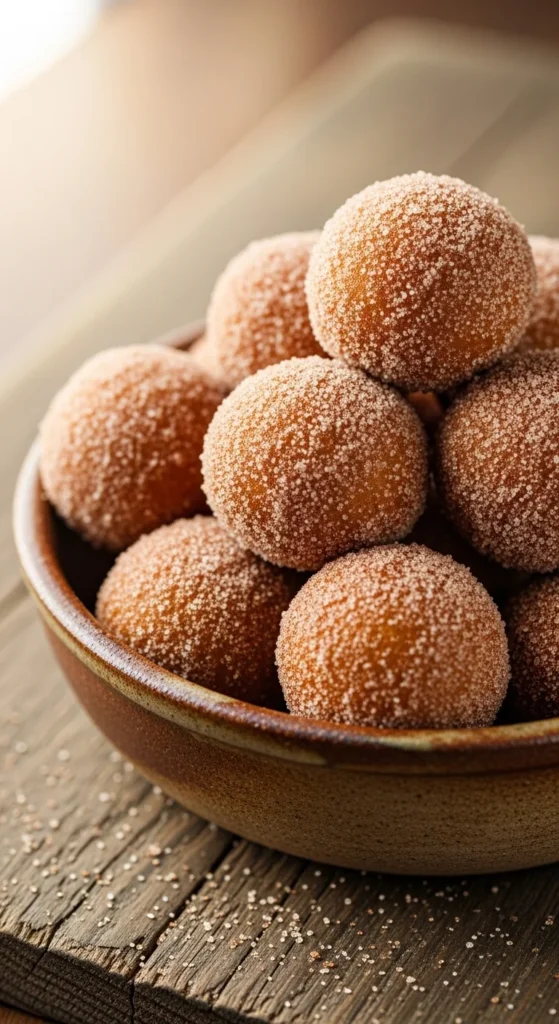 Apple Cinnamon Sugar Donut Holes