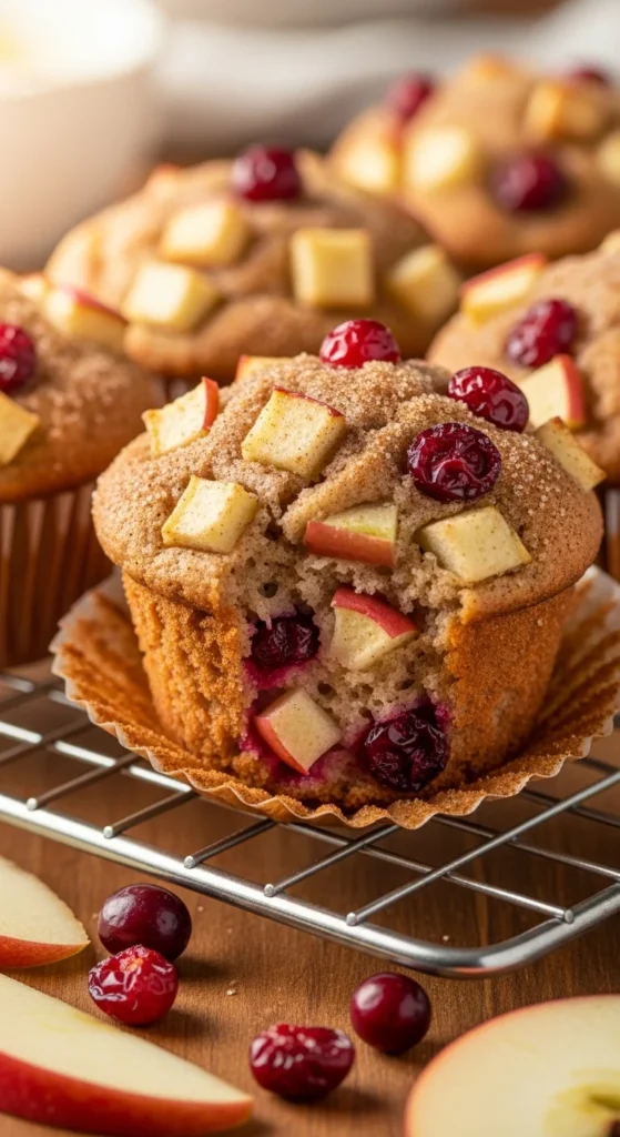 Apple Cranberry Muffins