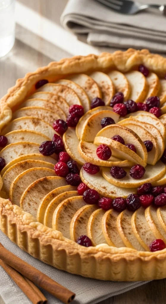Apple Cranberry Tart