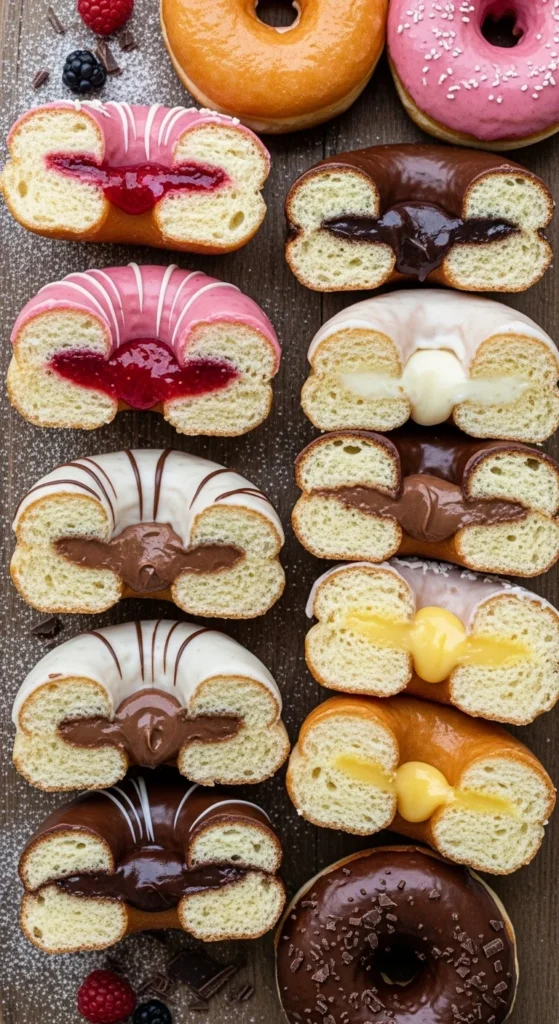 Apple Cream Cheese Donuts