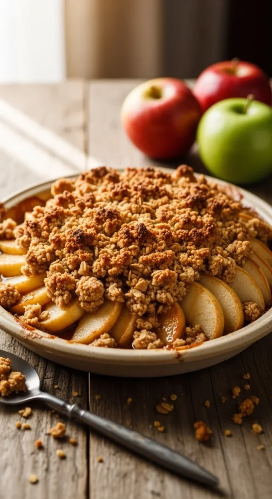 Apple Crisp with Brown Butter Crumble