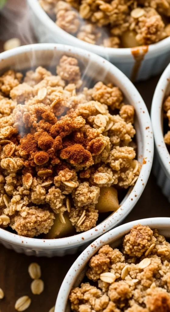 Apple Crisp with Ginger and Nutmeg