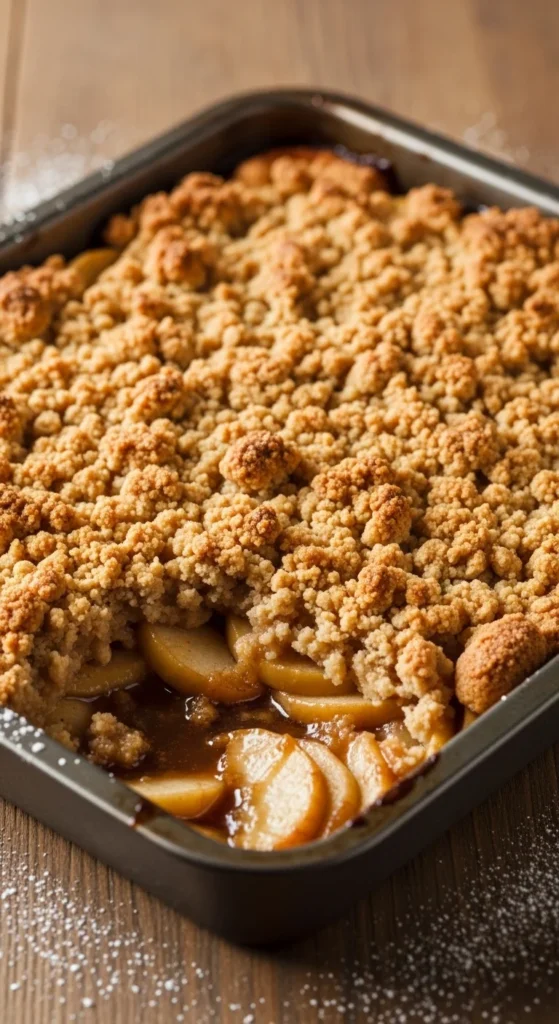 Apple Crisp with Oatmeal Streusel