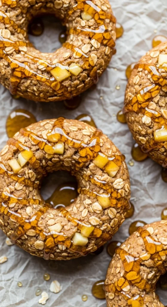 Apple Oatmeal Donuts