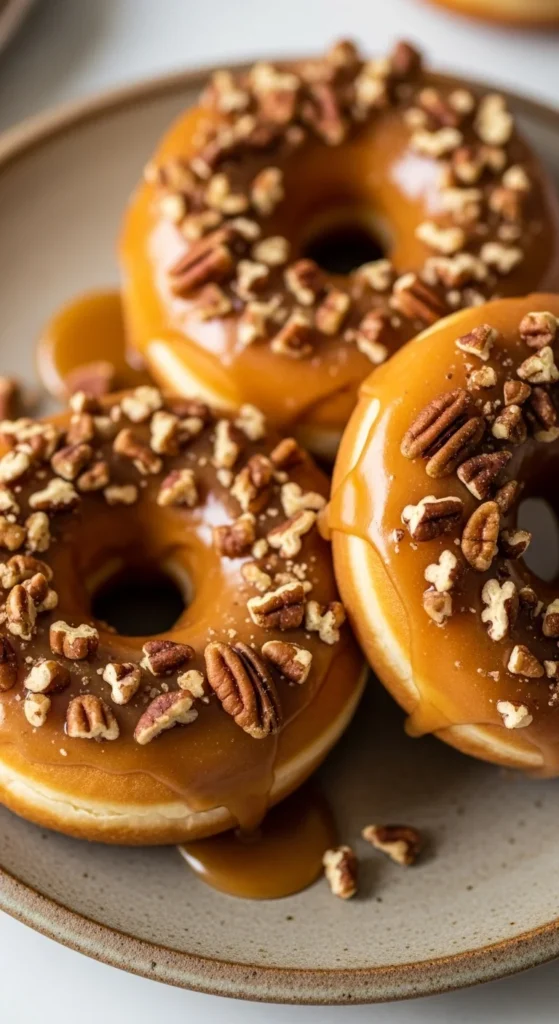 Apple Pecan Donuts