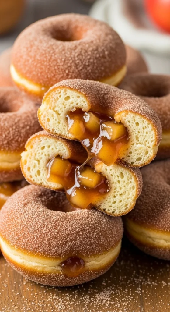 Apple Pie Filled Donuts