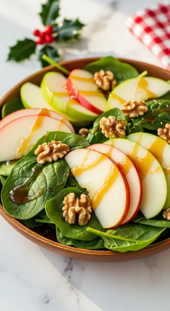 Apple Walnut Salad with Maple Dressing