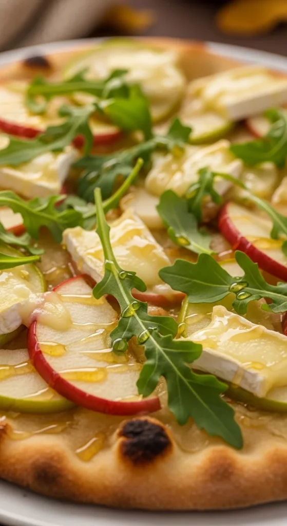 Apple and Brie Flatbread Pizza
