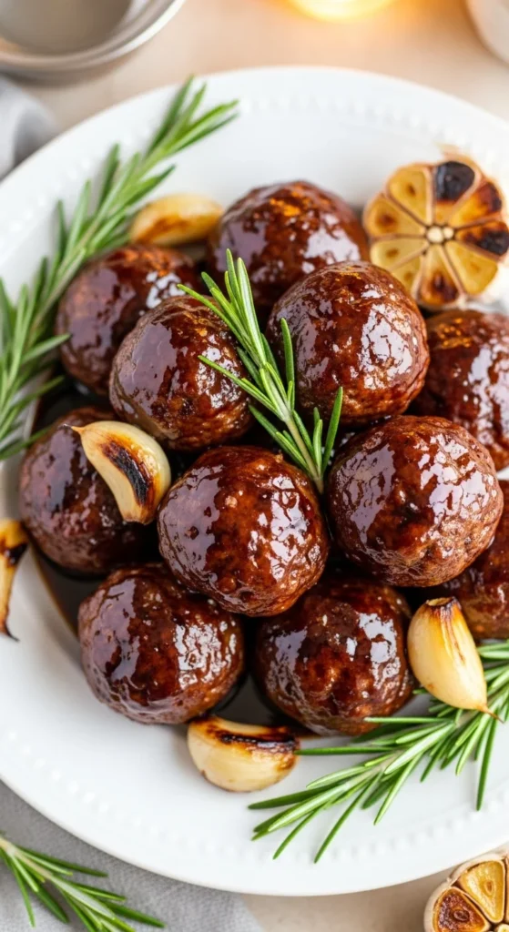 Balsamic Glazed Meatballs