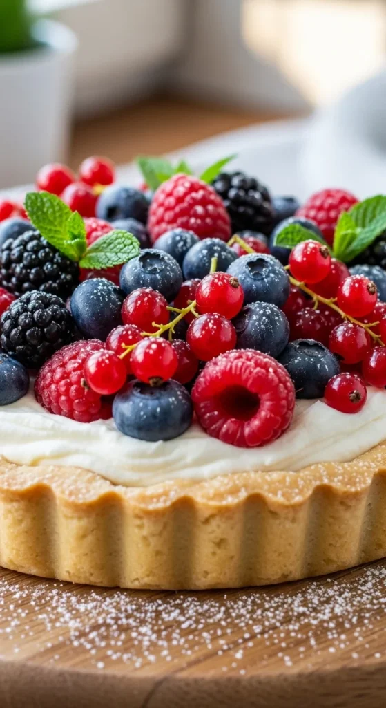 Berry Mascarpone Tart