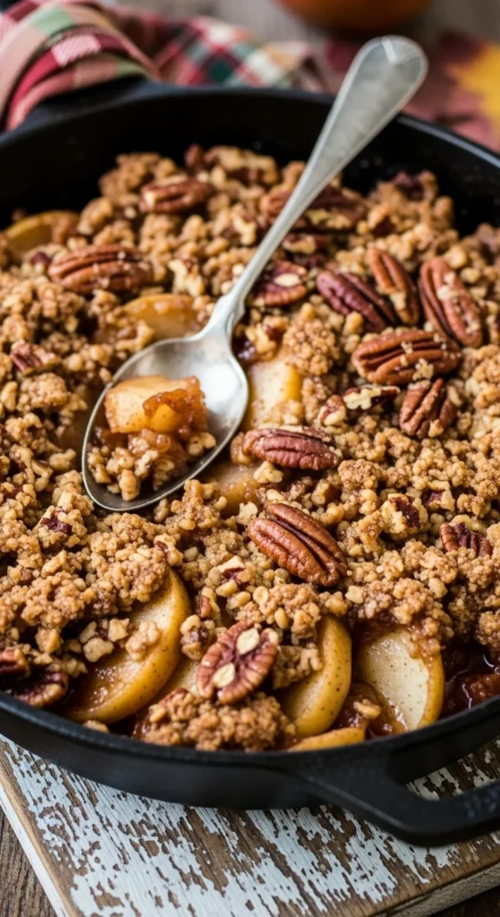 Brown Sugar Pecan Apple Crisp