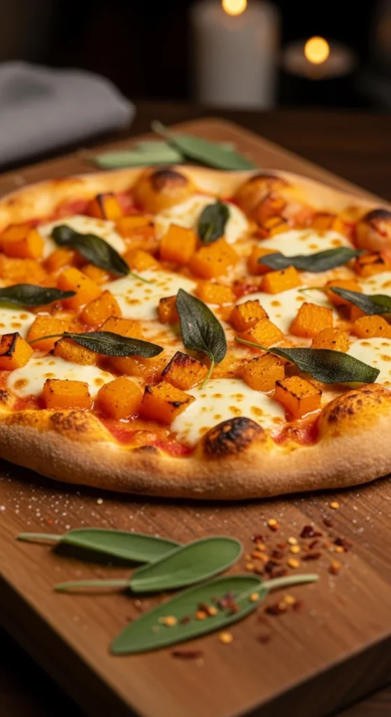 Butternut Squash Holiday Pizza