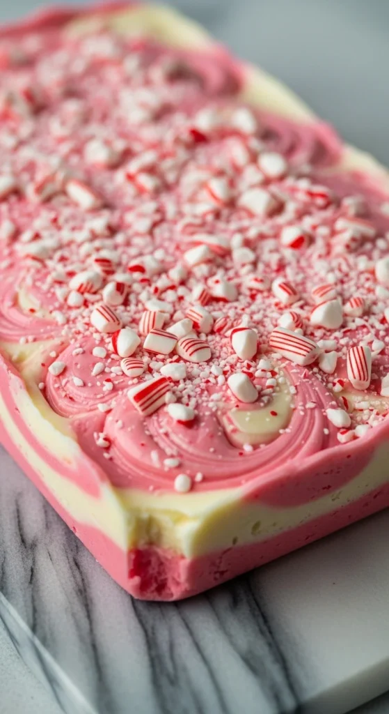 Candy Cane Fudge