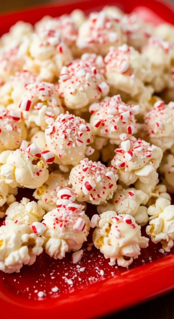Candy Cane Popcorn Crunch