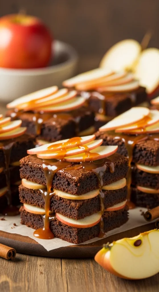 Caramel Apple Brownies