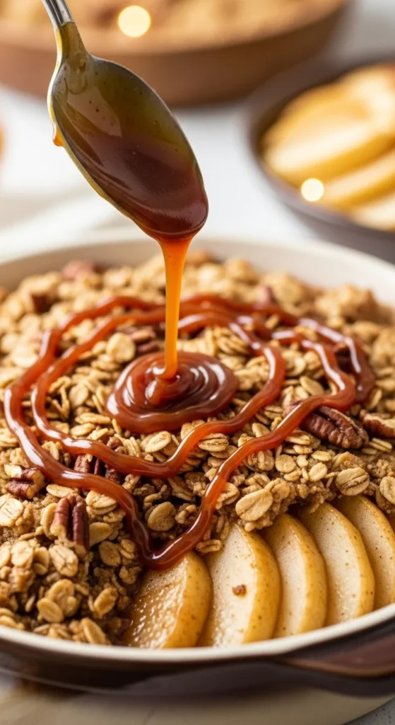 Caramel Apple Crisp