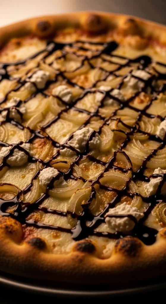 Caramelized Onion and Goat Cheese Pizza