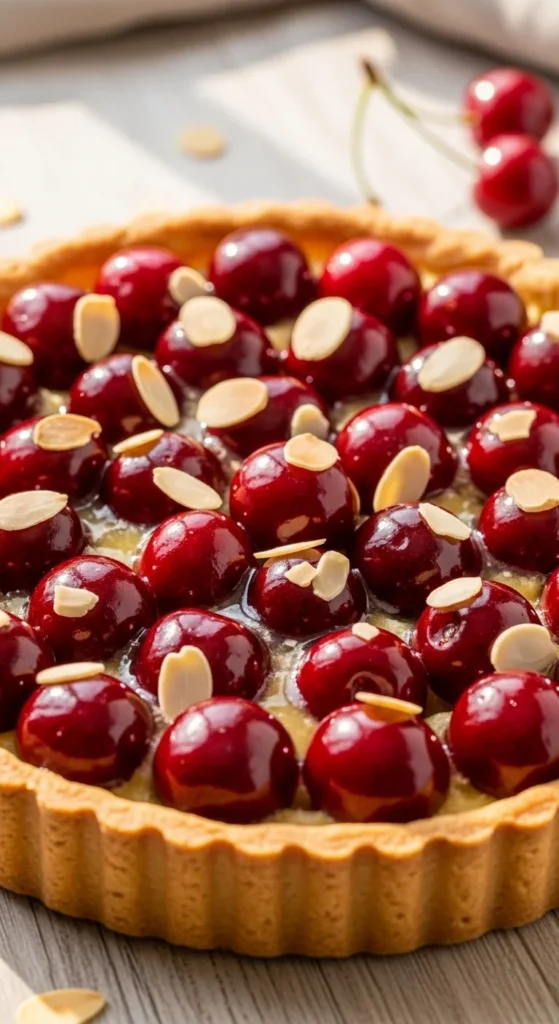 Cherry Almond Tart