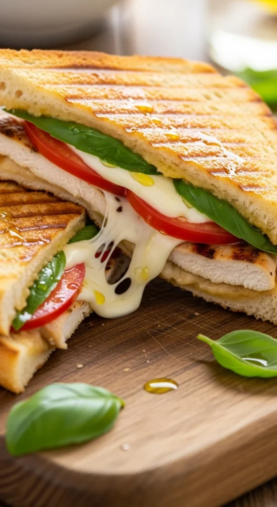 Chicken Caprese Panini