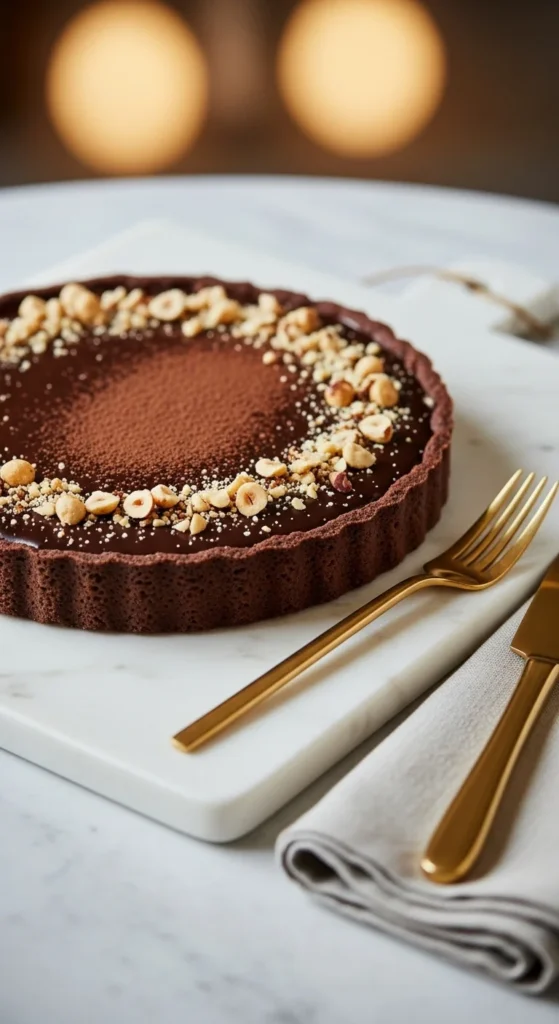 Chocolate Hazelnut Tart