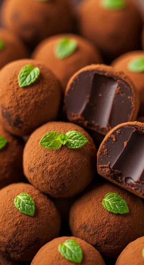 Chocolate Mint Truffles