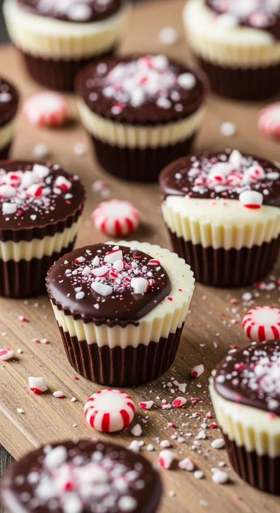 Chocolate Peppermint Bark Bites