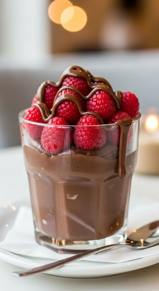 Chocolate Raspberry Pudding