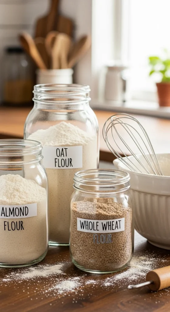 Choose Whole-Grain or Nut-Based Flours