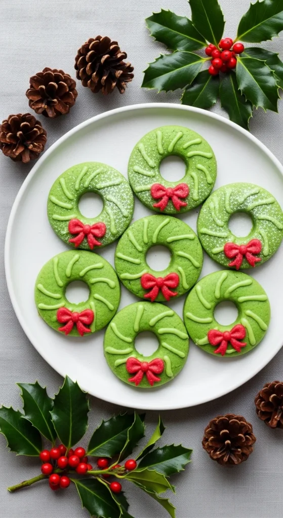 Christmas Wreath Krispie Treats