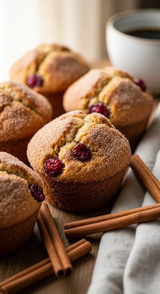 Cinnamon-Cranberry Muffins