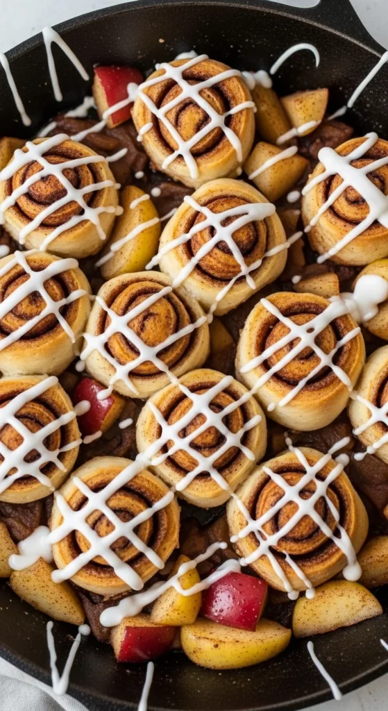 Cinnamon Roll Apple Crisp