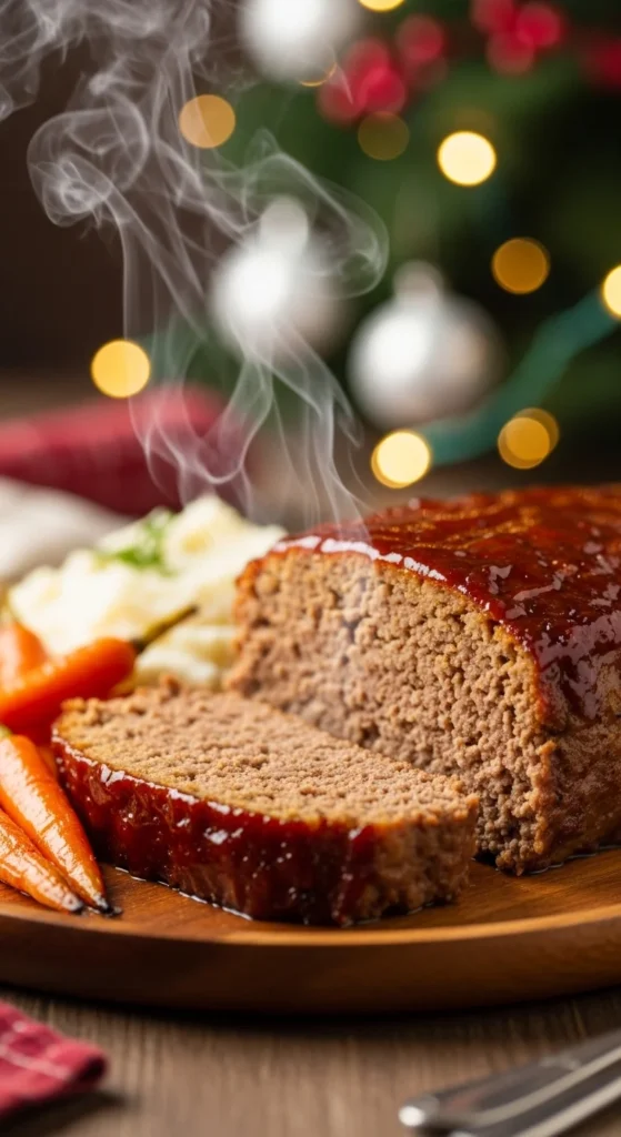 Classic Christmas Beef Meatloaf