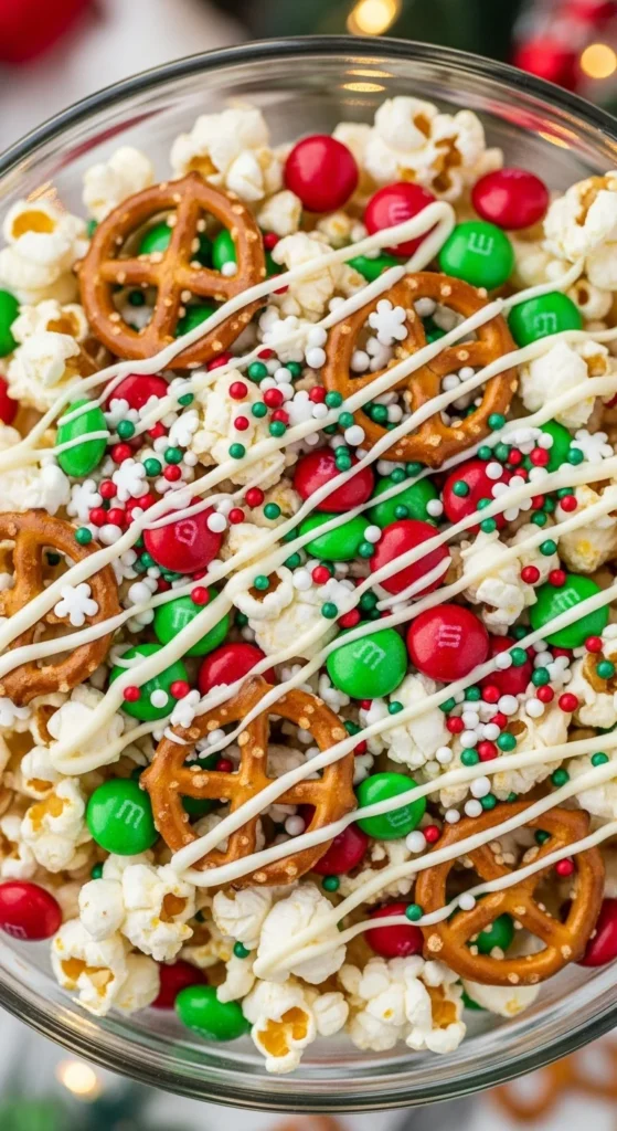 Classic Christmas Popcorn Mix