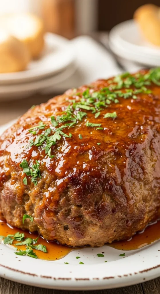 Classic Meatloaf with Brown Sugar Glaze