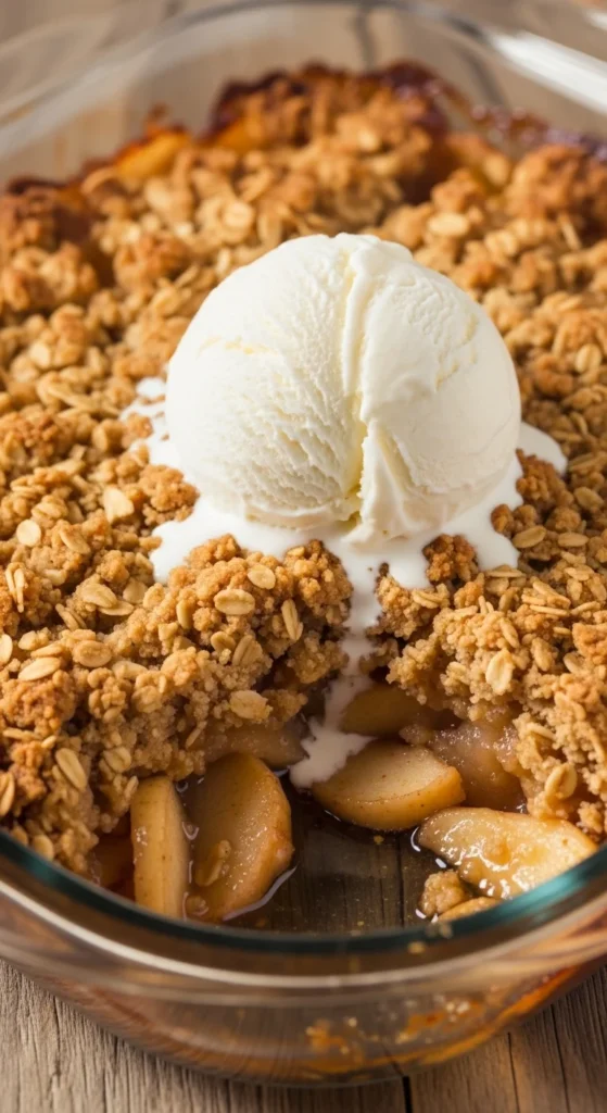 Classic Old-Fashioned Apple Crisp