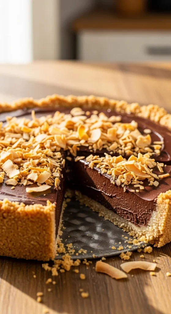 Coconut Chocolate Cream Pie