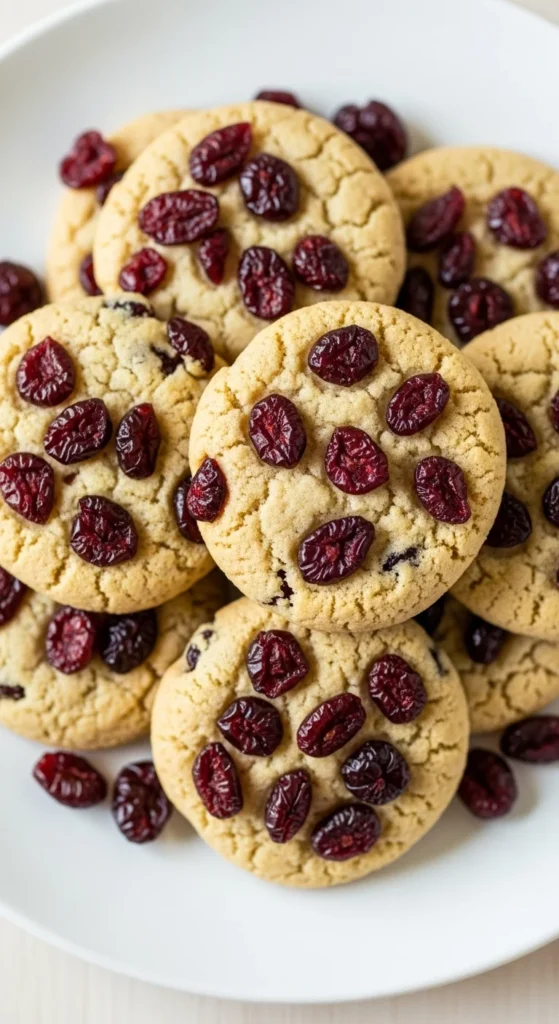 Cranberry Gingerbread Cookies