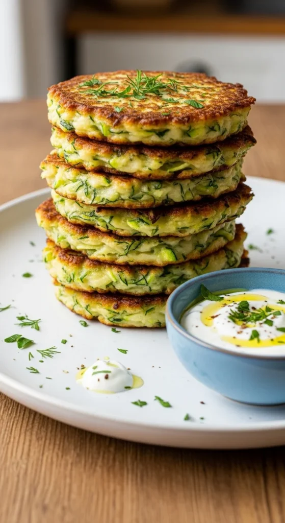 Crispy Zucchini Fritters
