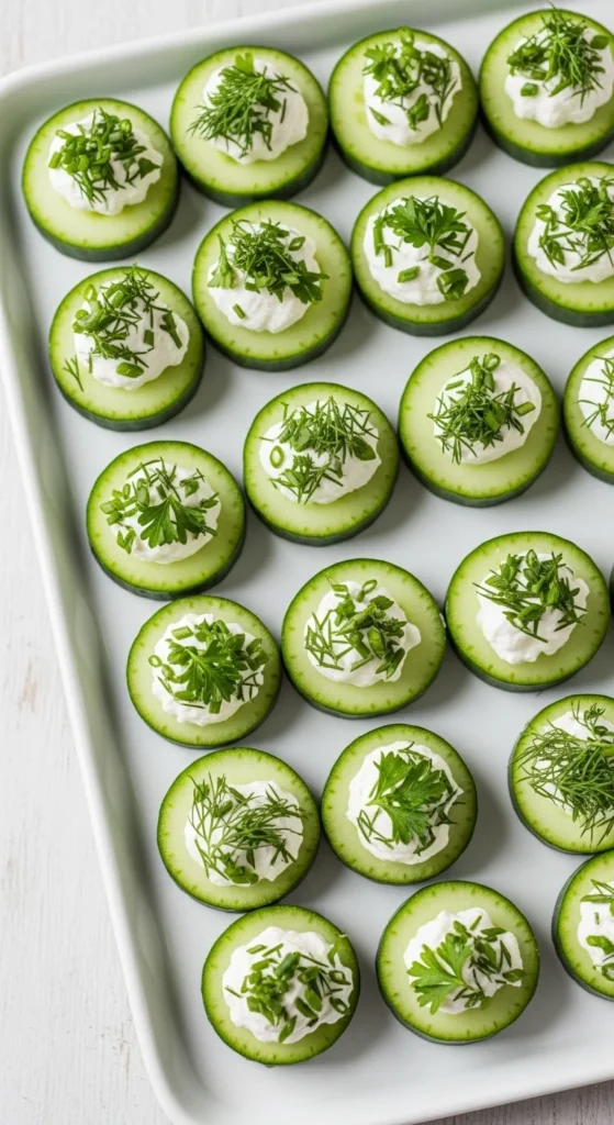 Cucumber Cream Cheese Bites