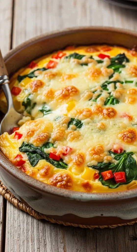 Egg and Spinach Breakfast Casserole
