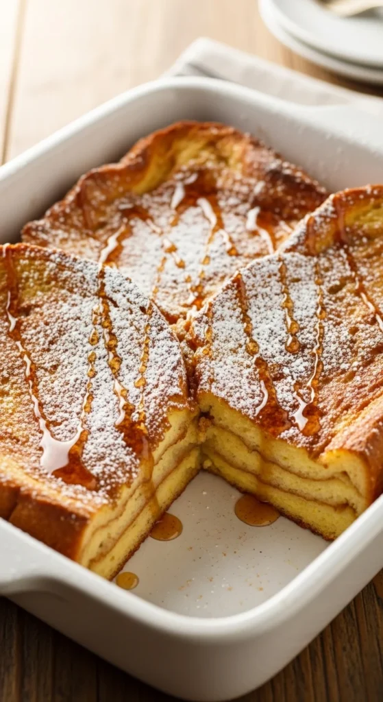 Eggnog French Toast Casserole